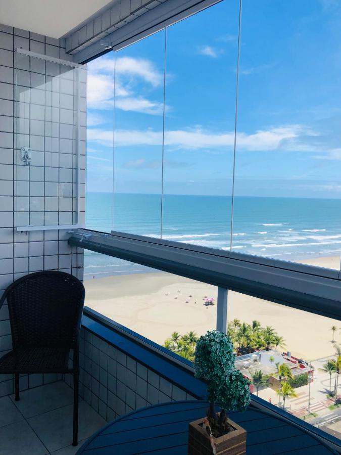 Apto Com Vista Mar Pe Na Areia Praia Grande  Exterior photo